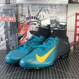 NEW MENS sz 16 NIKE VAPOR UNTOUCHABLE PRO 3 JAGUARS FOOTBALL CLEATS AO3021-012
